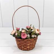 Корзина плетёная Круглая 16*10/30 с ручкой "Береста" (ассортимент) 1/240 Арт: 420-200 - Корзина плетёная Круглая 16*10/30 с ручкой "Береста" (ассортимент) 1/240 Арт: 420-200