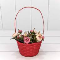 Корзина плетёная Круглая 16*10/30 с ручкой "Береста" (ассортимент) 1/240 Арт: 420-200 - Корзина плетёная Круглая 16*10/30 с ручкой "Береста" (ассортимент) 1/240 Арт: 420-200