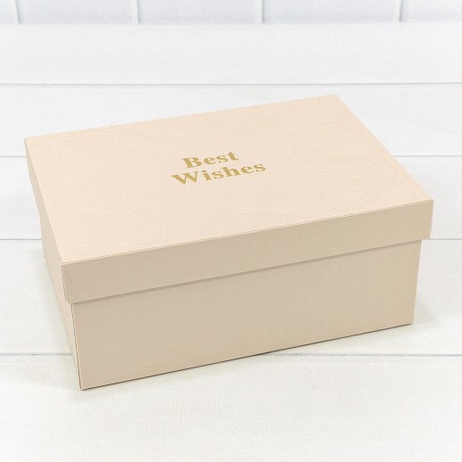Коробки Прямоугольные Набор 1/3 22,5*16*9,5 "Best Wishes" Персиковый 1/20 Арт: 721815/12