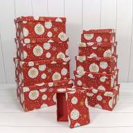 Коробки Прямоугольные Набор 1/10 34*26*15,3 &quot;Новый год&quot;-2127 1/6 Арт: 730604/2127 - Коробки Прямоугольные Набор 1/10 34*26*15,3 "Новый год"-2127 1/6 Арт: 730604/2127