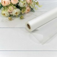 Плёнка 0,58*32м матовая однотонная 50мкм Белый 1/12 Арт: 001820/1