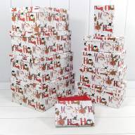 Коробки Прямоугольные Набор 1/10 34*26*15,3 &quot;Новый год&quot;-2656 1/6 Арт: 730604/2656 - Коробки Прямоугольные Набор 1/10 34*26*15,3 "Новый год"-2656 1/6 Арт: 730604/2656