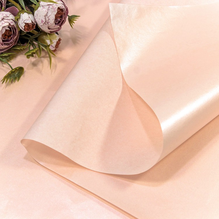 Бумага в листах "Тишью" Водостойкая 50*70 (20 шт.) 38г Бледно-розовый 1/60 Арт: 0001102/25