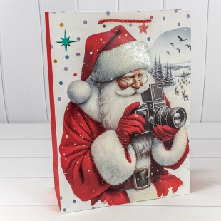 Пакет подарочный "Новый год" (микс 428) 30*41,5*12 210г 1/20 1/120 Арт: 300428A