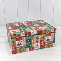 Коробки Прямоугольные Набор 1/10 34*26*15,3 "Новый год"-3021 1/6 Арт: 730604/3021