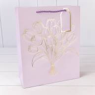 Пакет подарочный с тиснением "Букет" (микс) 26*32*12 210г 1/20 1/240 Арт: 000330C - Пакет подарочный с тиснением "Букет" (микс) 26*32*12 210г 1/20 1/240 Арт: 000330C