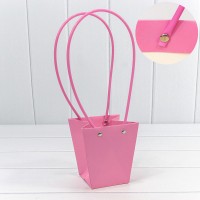 Пакет подарочный "Ваза для цветов" 12,5*12*8 Лиловый 1/10 1/200 Арт: 000171H/34