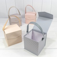 Коробка Куб 14*14*14 с ручкой и крышкой на магните (микс 4) 1/4 1/32 Арт: 721809/4