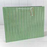 Пакет подарочный с тиснением "Полосы" (микс) 50*40*15 210г 1/20 1/80 Арт: 000490T - Пакет подарочный с тиснением "Полосы" (микс) 50*40*15 210г 1/20 1/80 Арт: 000490T