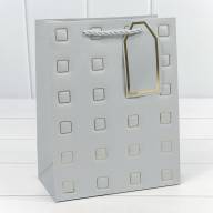 Пакет подарочный с тиснением "Квадратики" (микс) 18*23*10 210г 1/20 1/360 Арт: 000881E - Пакет подарочный с тиснением "Квадратики" (микс) 18*23*10 210г 1/20 1/360 Арт: 000881E